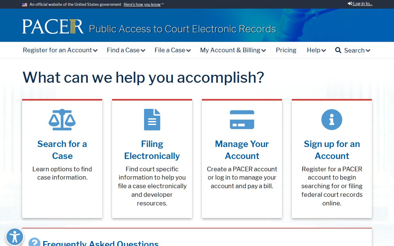 Evangeline Parish court records PACER federal case locator access