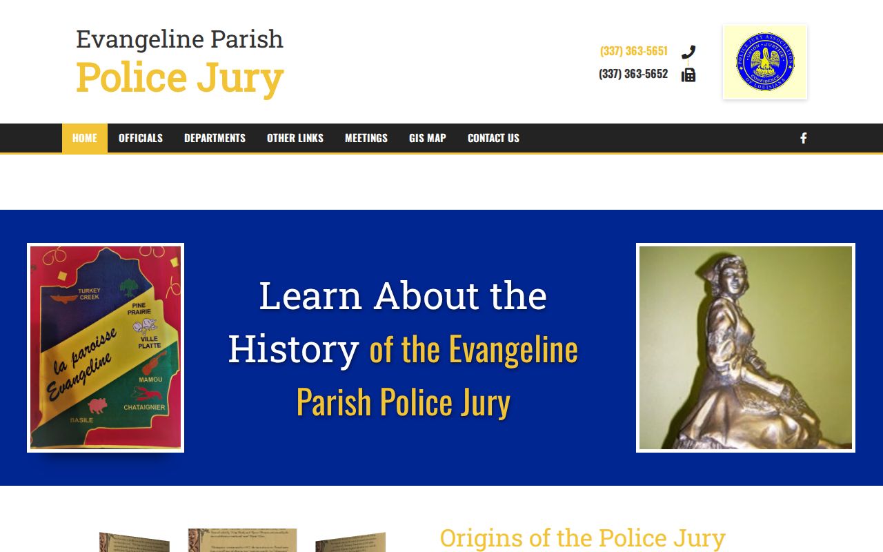 Evangeline Parish court docket parish government records context
