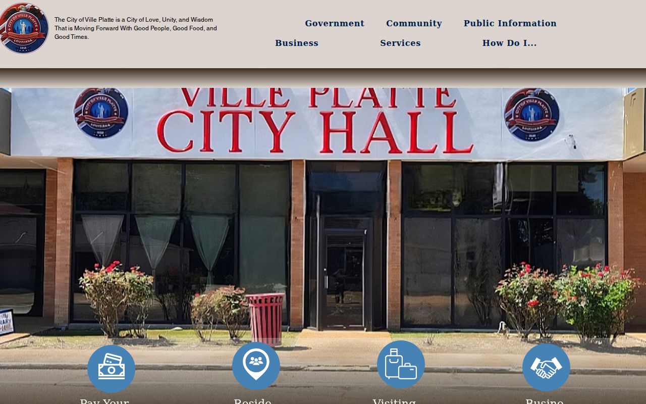 Ville Platte court docket City Hall contact page