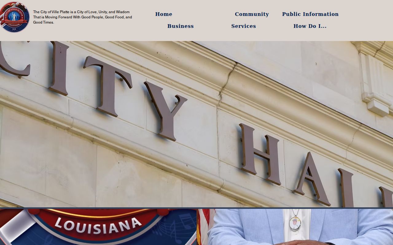 Ville Platte court docket city government officials page